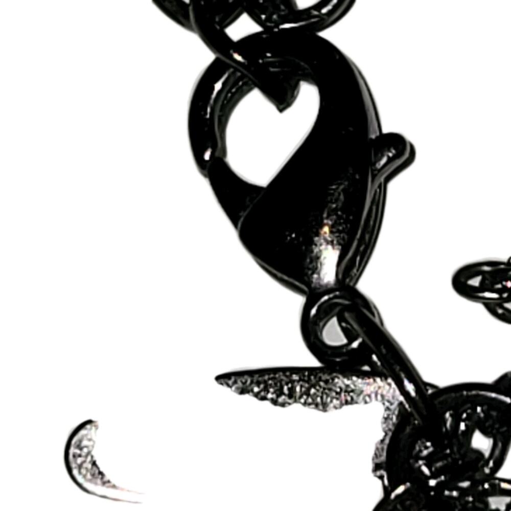 Sleek Black Chain Necklace NY 20" Adjustable Lobster Clasp Men's Women's Jewelry - Picture 4 of 11